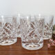 Verres à whisky en cristal de Paris