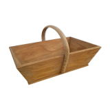 Wooden picking basket