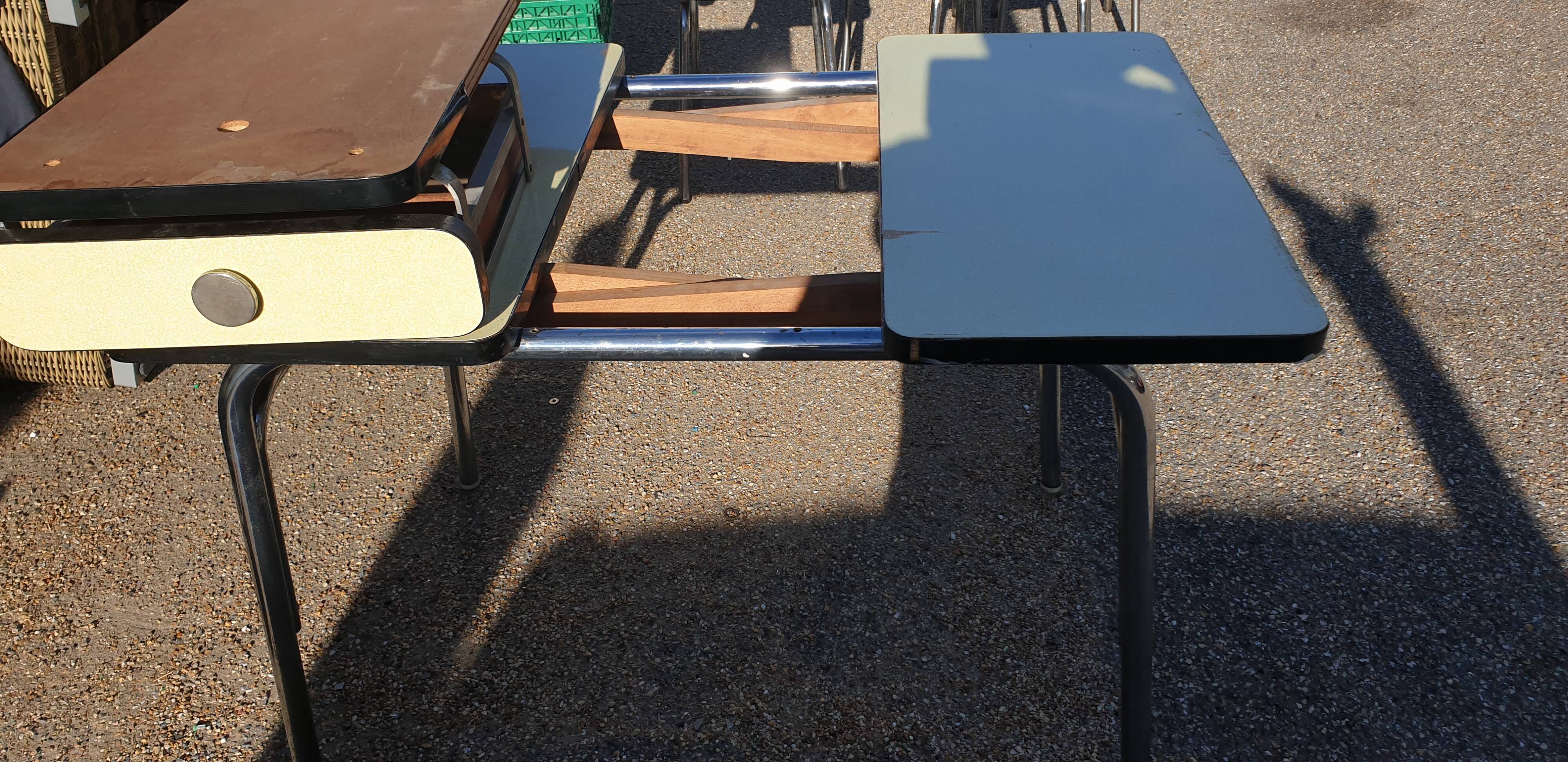 Vintage formica table and 4 chairs