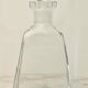 Thick glass carafe bottle 80s