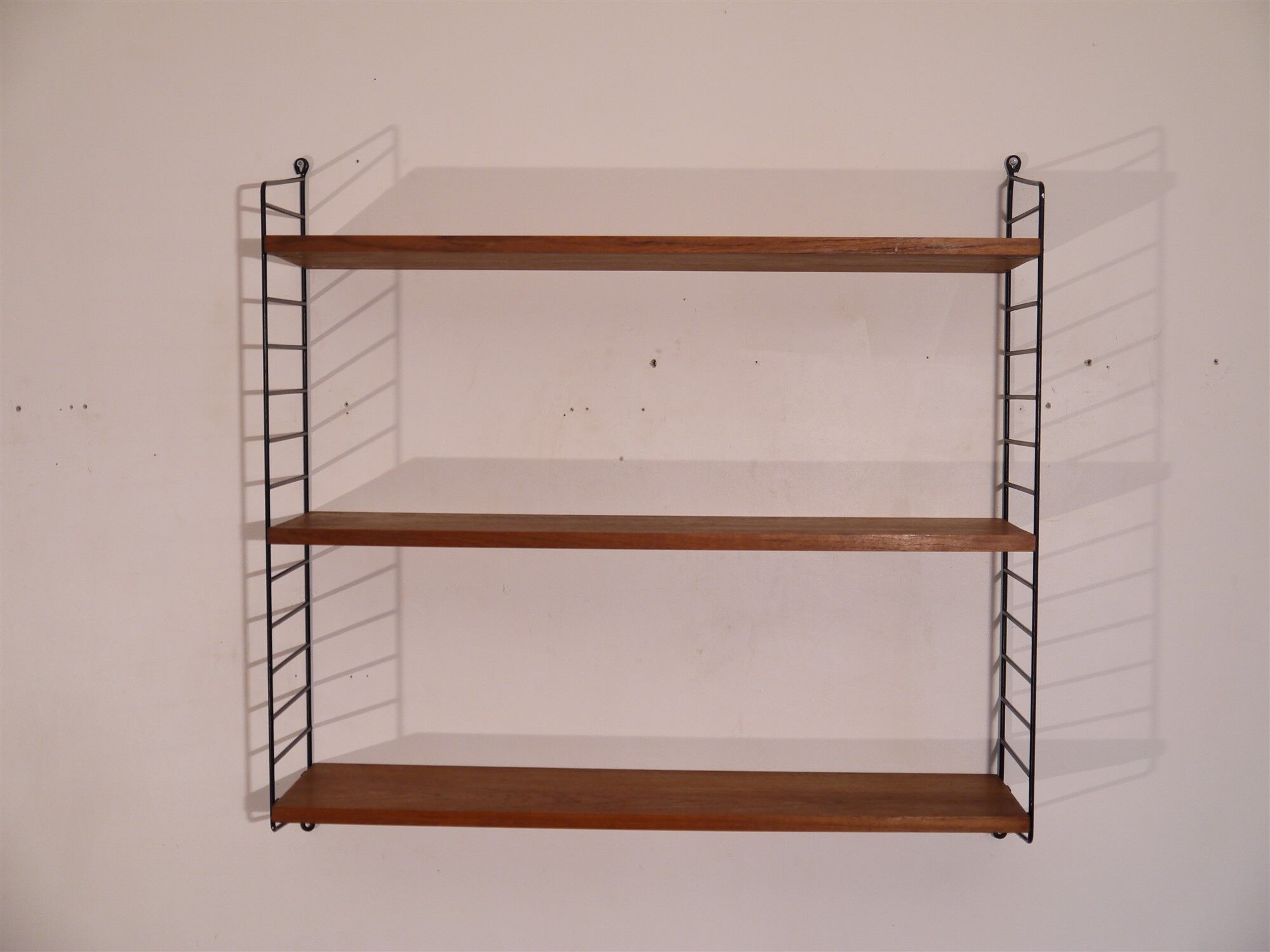 Scandinavian vintage String shelf, Sweden, 1960
