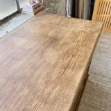 XXL solid oak counter sideboard