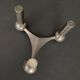 6 stackable metal candle holders by Nagel Konzept Fritz 1970
