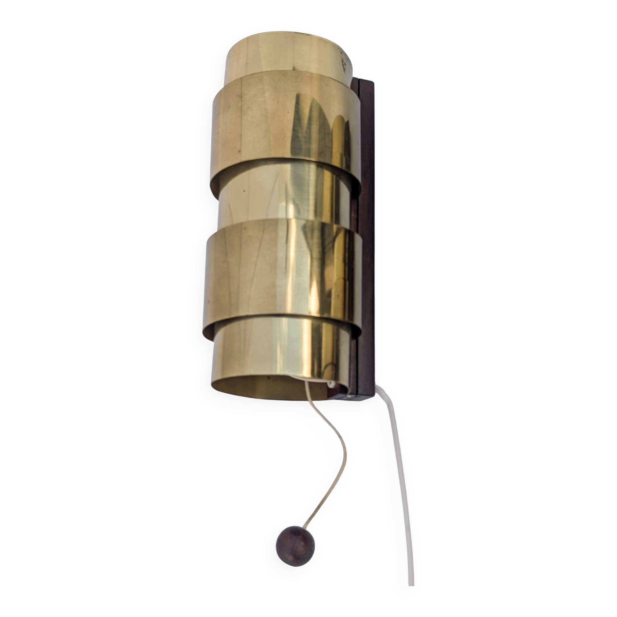 Pair of brass wall lights "Aristokrat" - Forseke AB Nybrofabriken