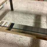 Glass coffee table