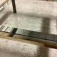 Glass coffee table