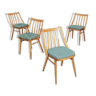 Lot of 4 chairs Antonin Suman