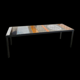 Ceramic coffee table <<< Sun >> by Roger Capron