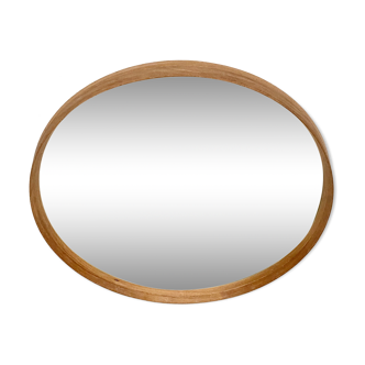 Miroir rond en bois vintage 70 67x67cm