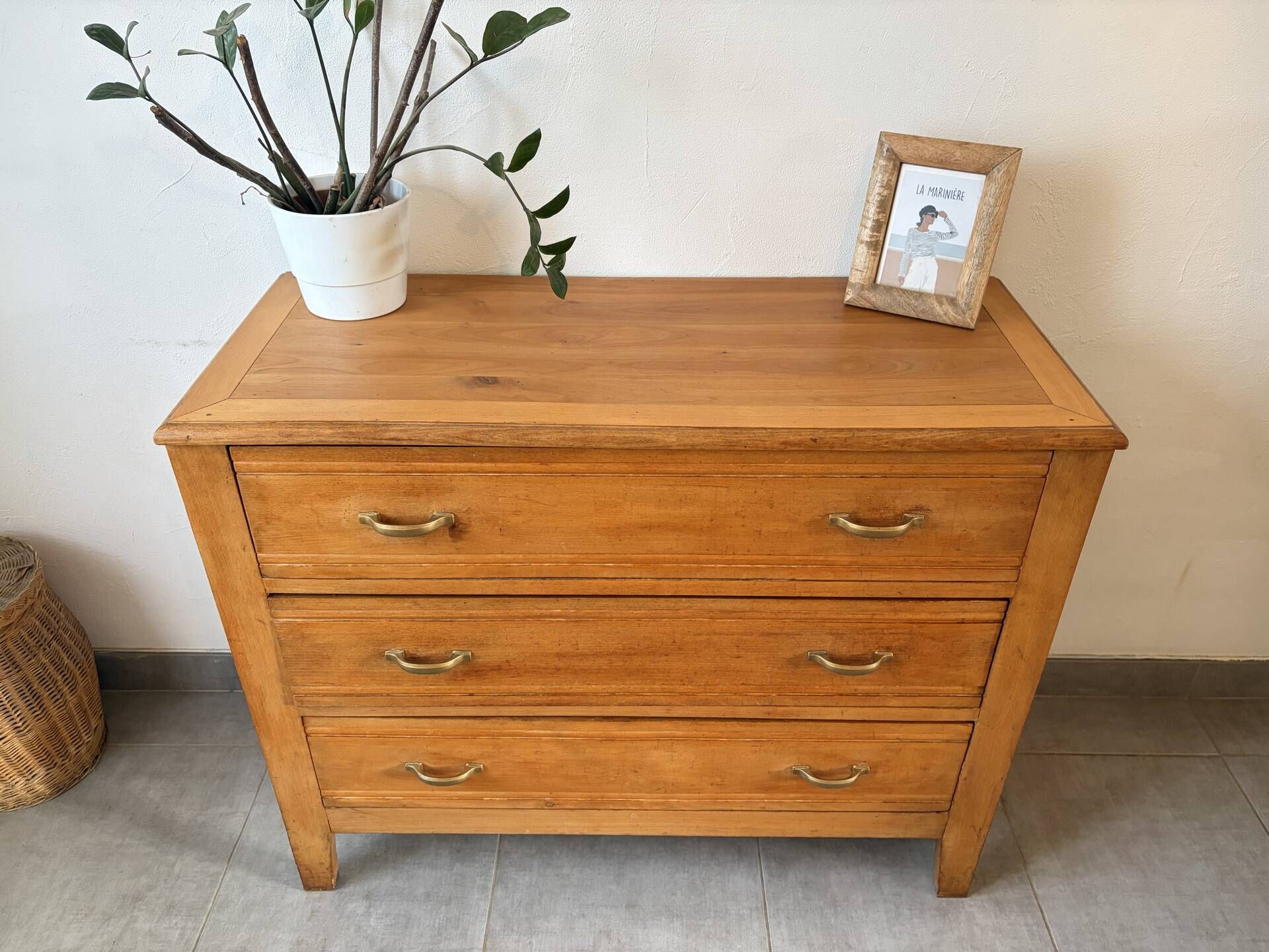 Commode vintage en chêne des années 60