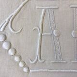 Art Deco canvas sheet , marked AD