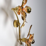 Willy Daro double wall sconce 1970