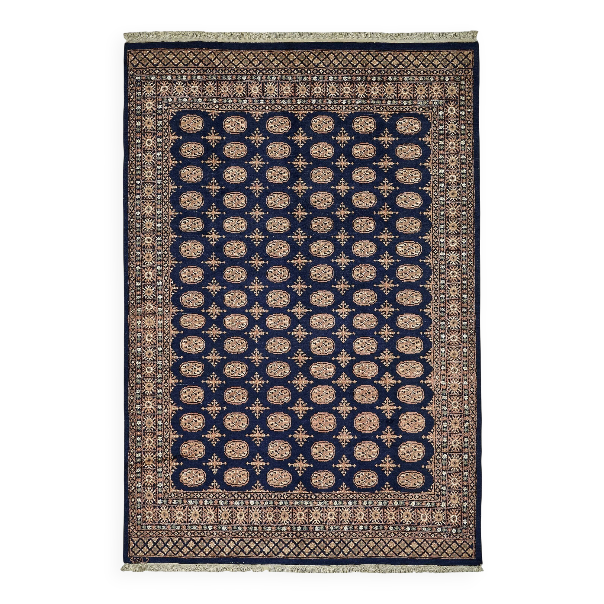 Tapis Oushak en laine noué à la main en Turquie 191 cm x 280 cm