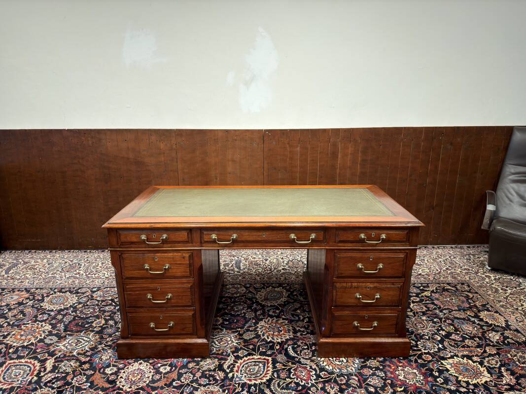 Classic English Globe Wernicke Desk