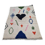 Handmade wool Berber rug 150 x 100 CM