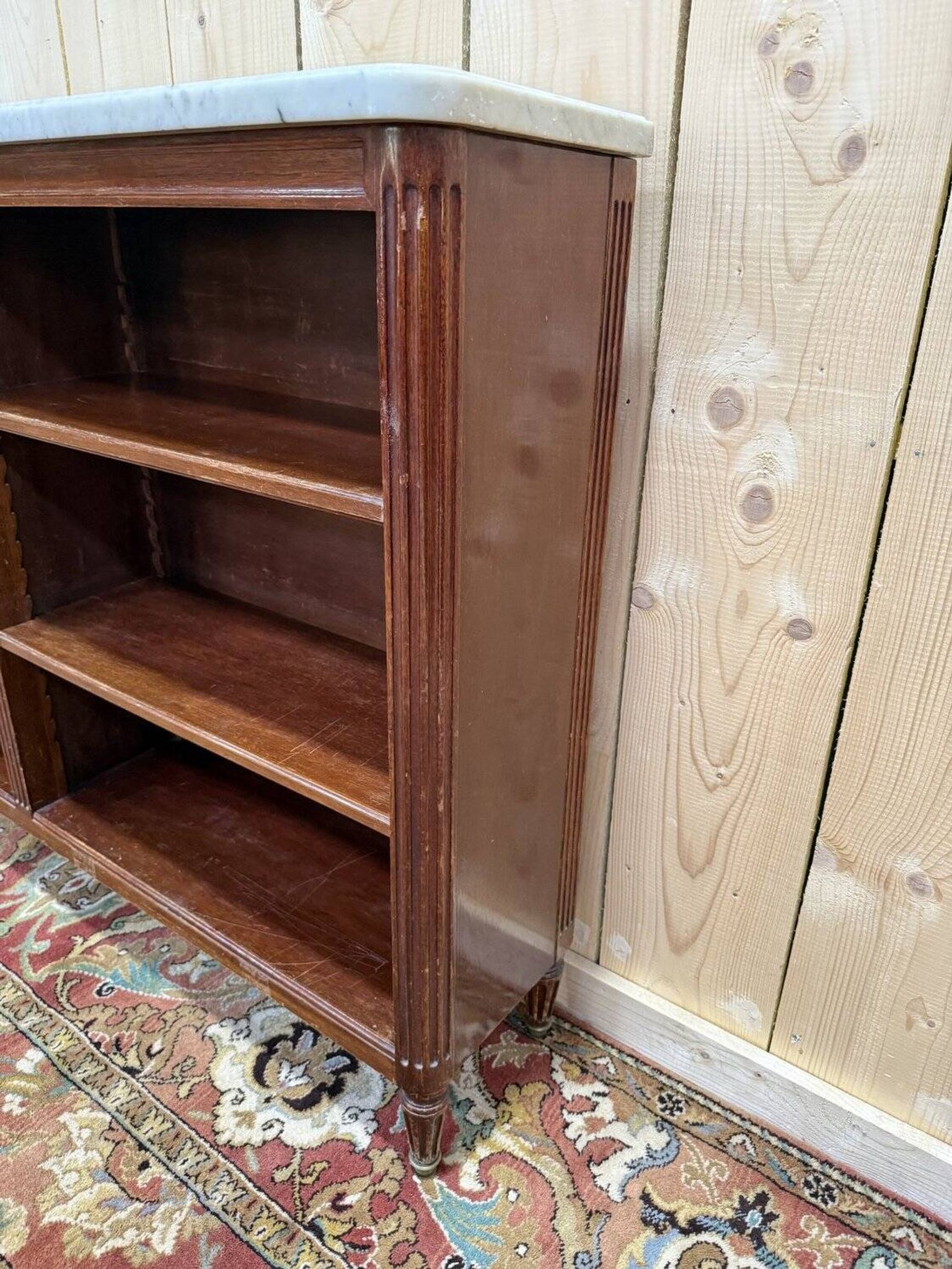Large bookcase in the Louis XVI style.