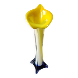 Vase Soliflore Arum flower/Jack in the Pulpit. Murano. High 30.5 cm