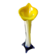 Vase Soliflore Arum flower/Jack in the Pulpit. Murano. High 30.5 cm
