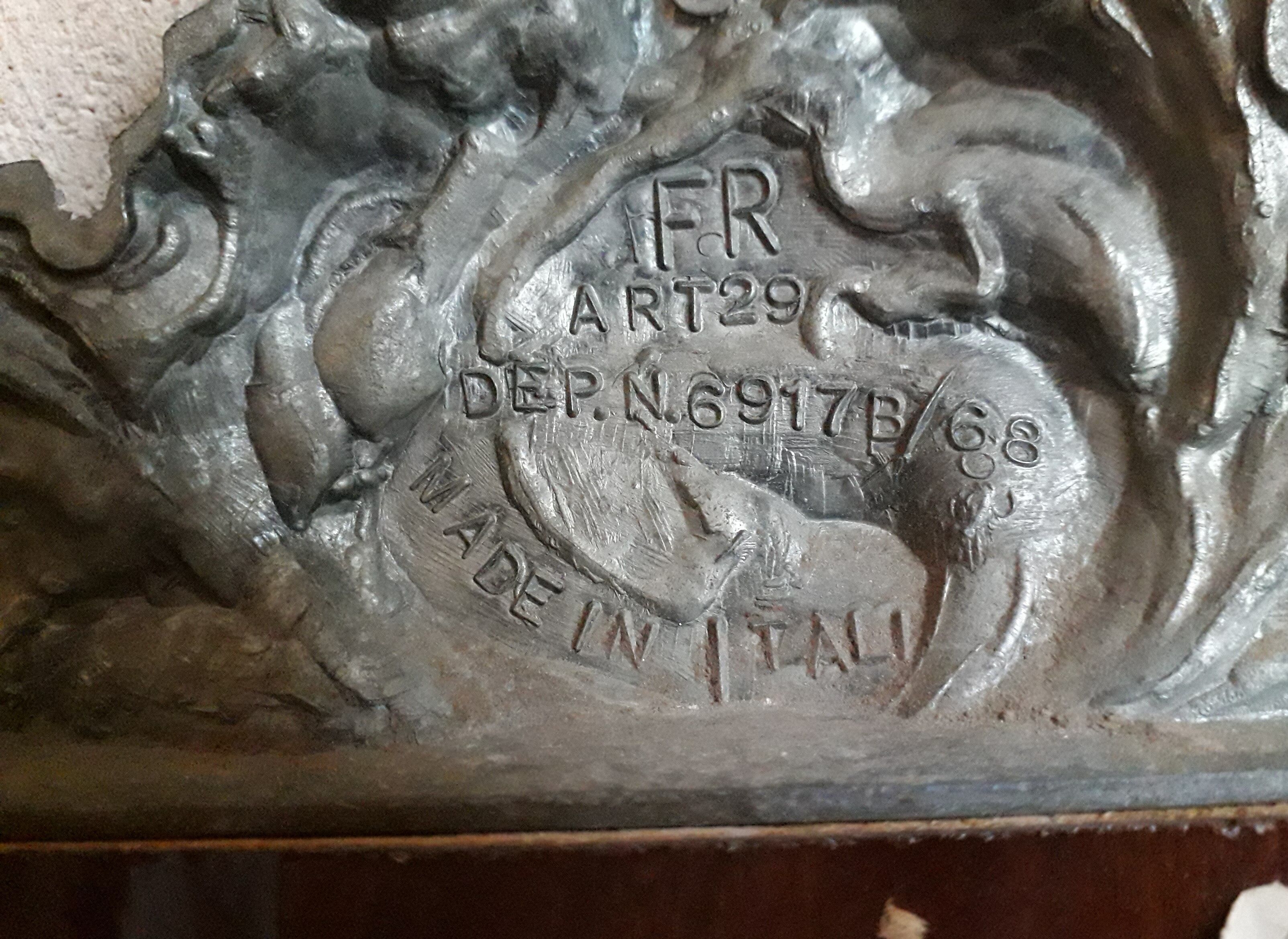 Mirror metal frame 60s