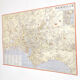 Vintage map of Marseille 1970