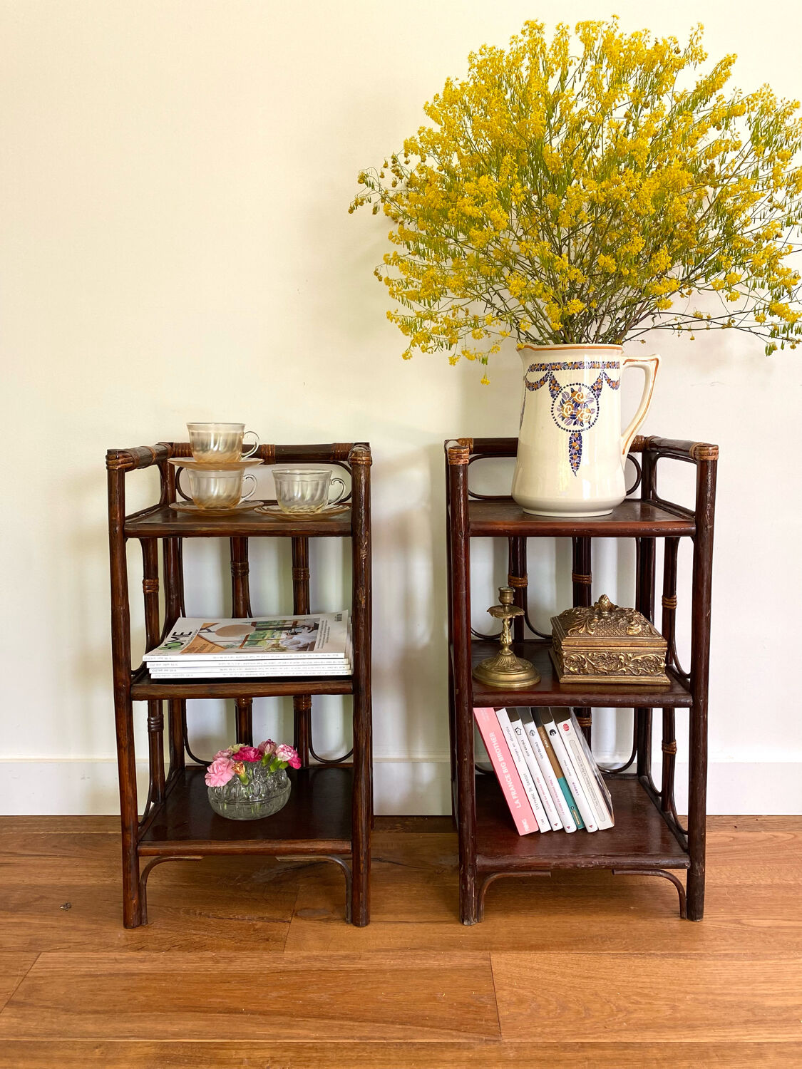 Rattan bedside table payroll