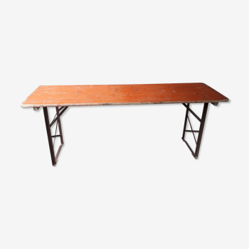 Folding guinguette table