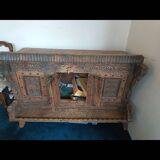 Indian buffet made of wood and iron