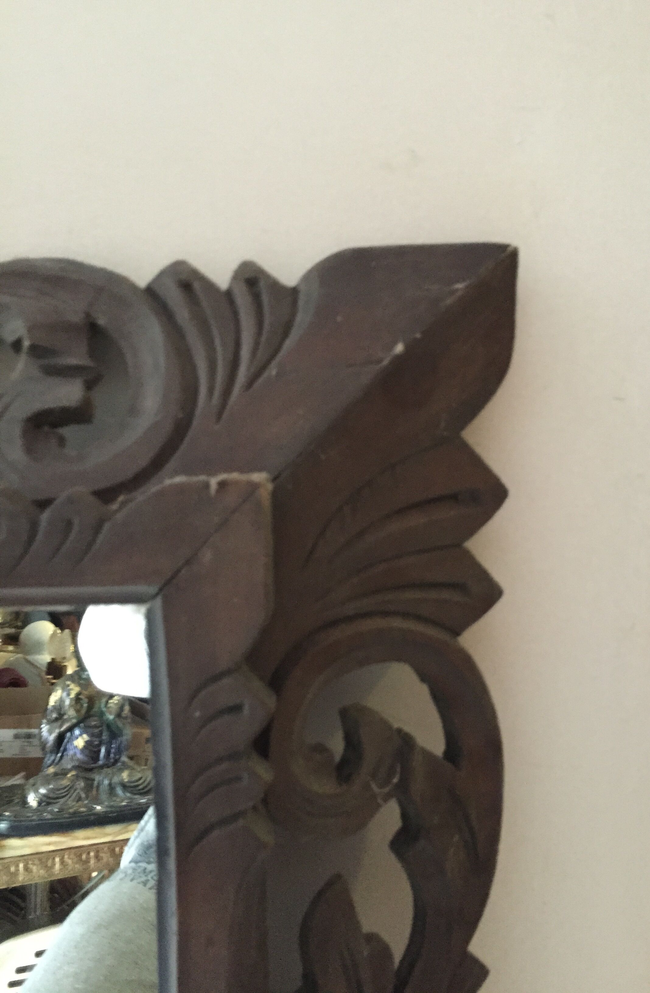 66x95cm wooden mirror