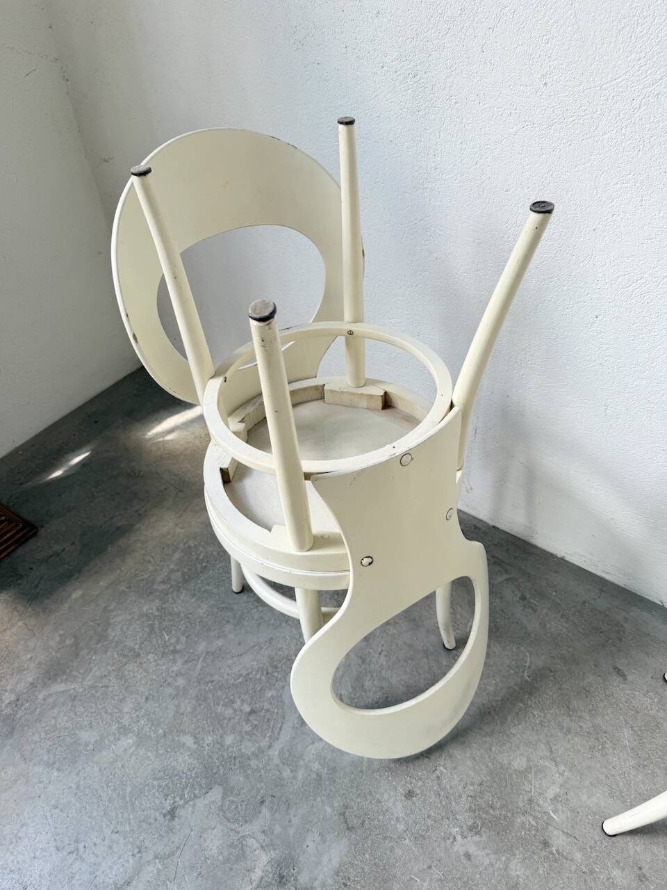 Set of 4 Baumann bistro chairs, Mouette model