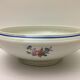 Salad bowl " Lourioux Foëcy " with flower motifs.
