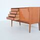 Bosteels Meubelen unique small sideboard in walnut Belgium 1970
