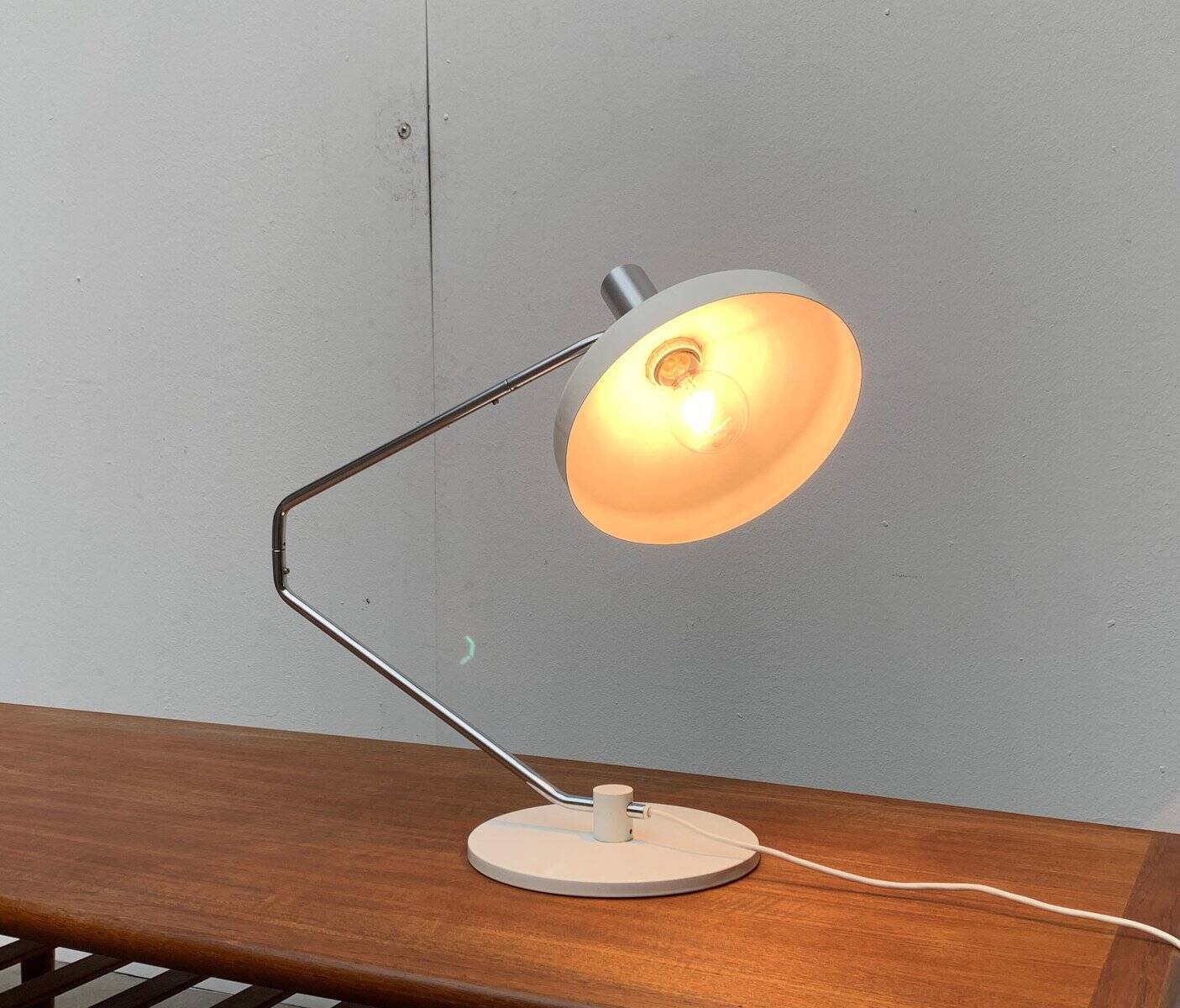 Mid-century Pentarkus table lamp from Switzerland by Rosemarie and Rico Baltensweiler for Baltensweiler.
