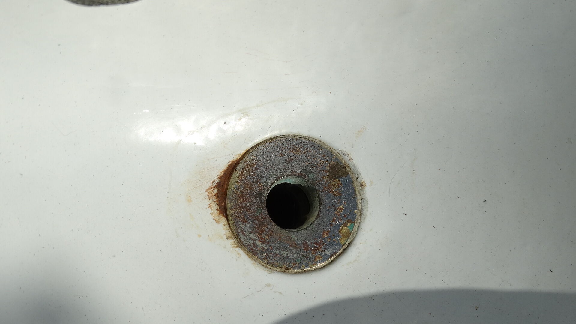 former godin-cast sink Emaillé