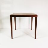 Minimalist rosewood table, Denmark, 1960s