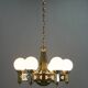Rare Art Nouveau Chandelier by Emil Kralik for Vulkania, 1920s