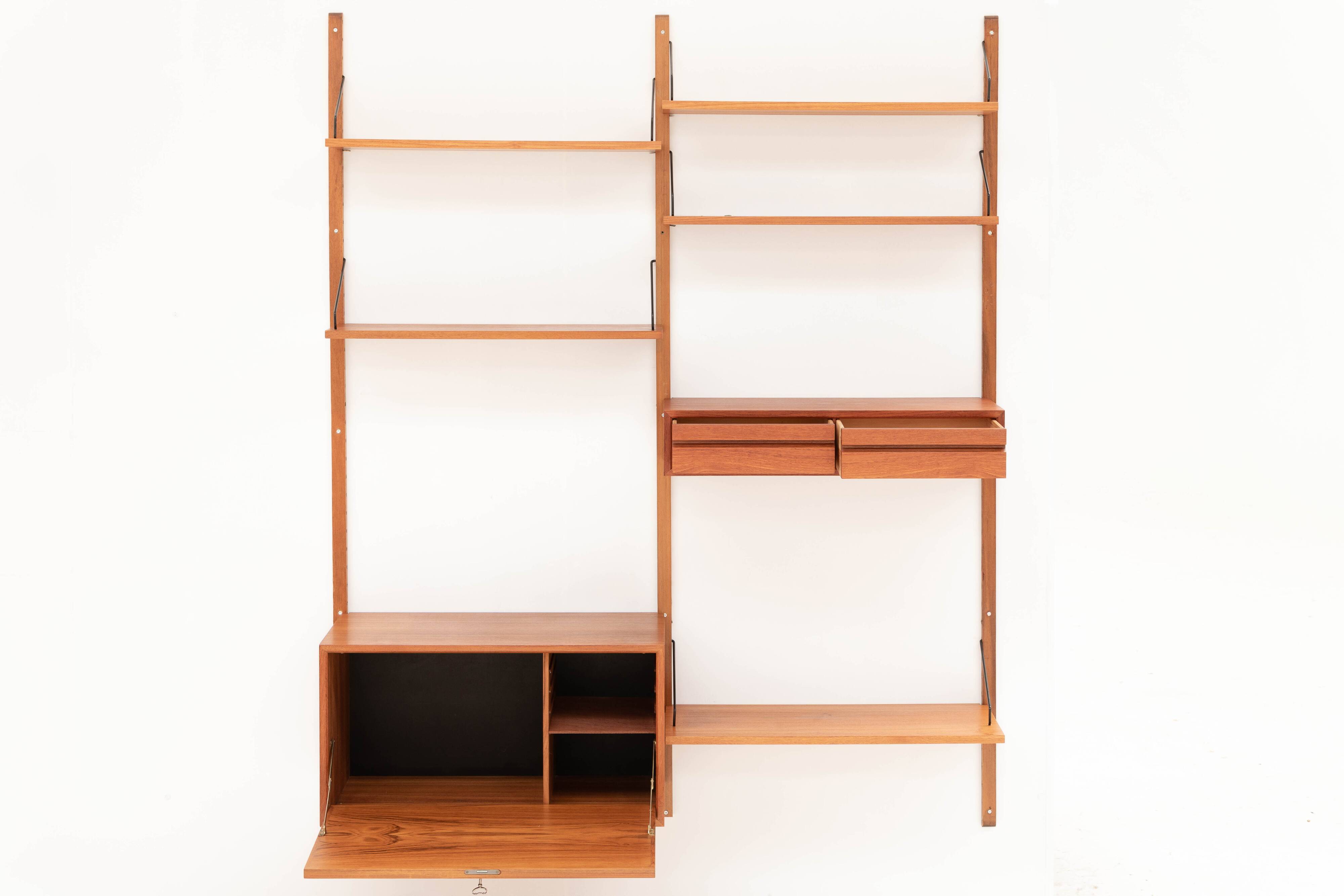 2-Bay Wall unit by Poul Cadovius