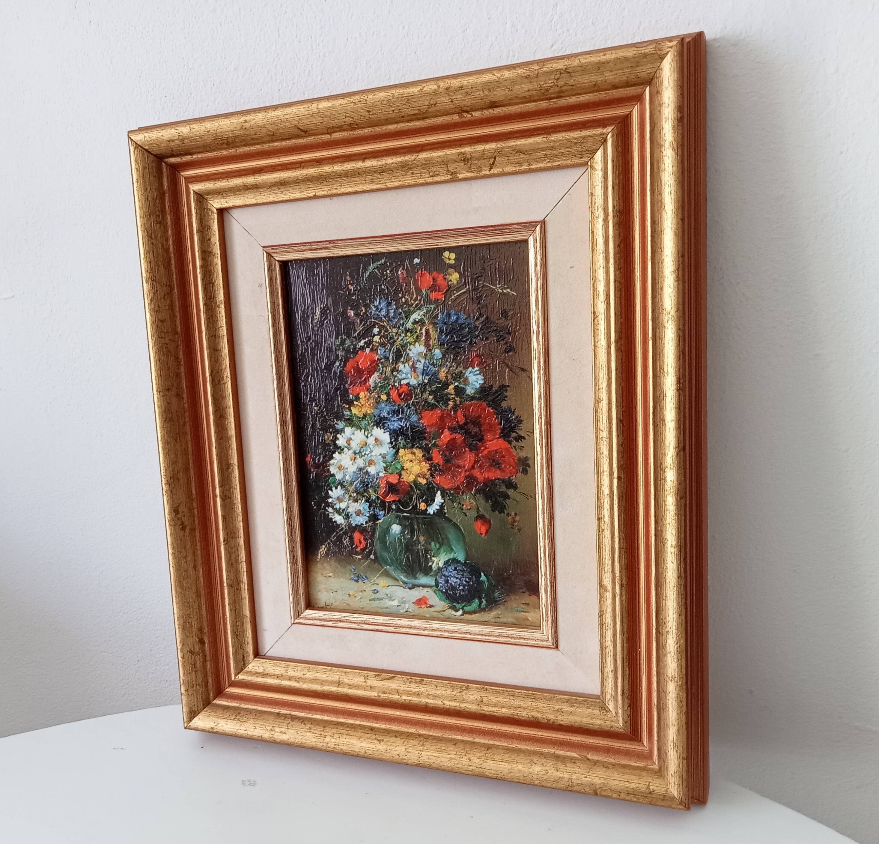 Small format oil painting still life