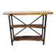 1940s workbench redone in metal and oak board