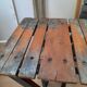Antique wooden folding stools for painter