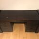 Black acacia desk Kaolin