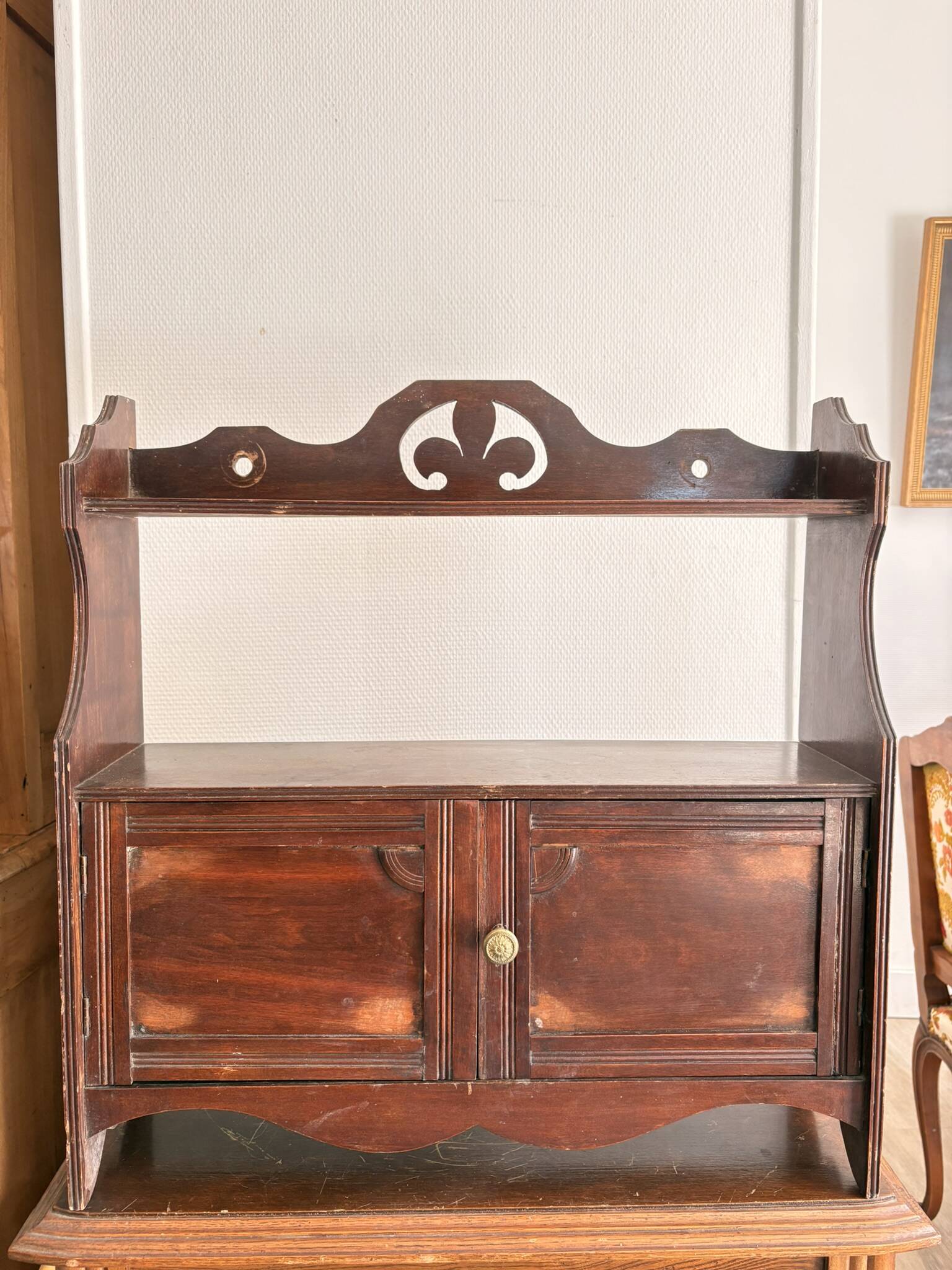 Wall Shelf Storage Furniture Wood Kitchen Art Deco Popular 1930s