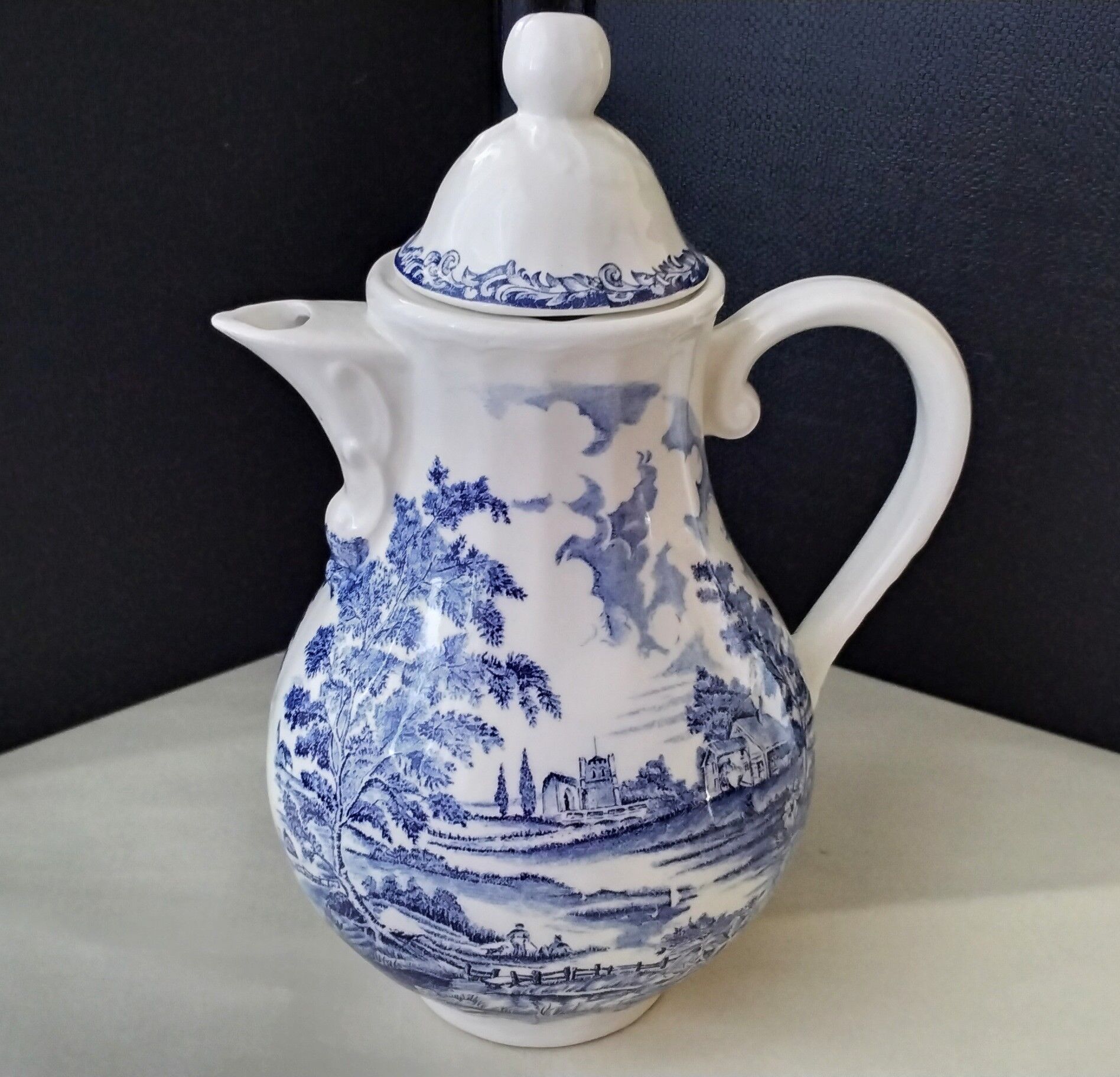 Lunéville earthenware coffee pot "English Style" model