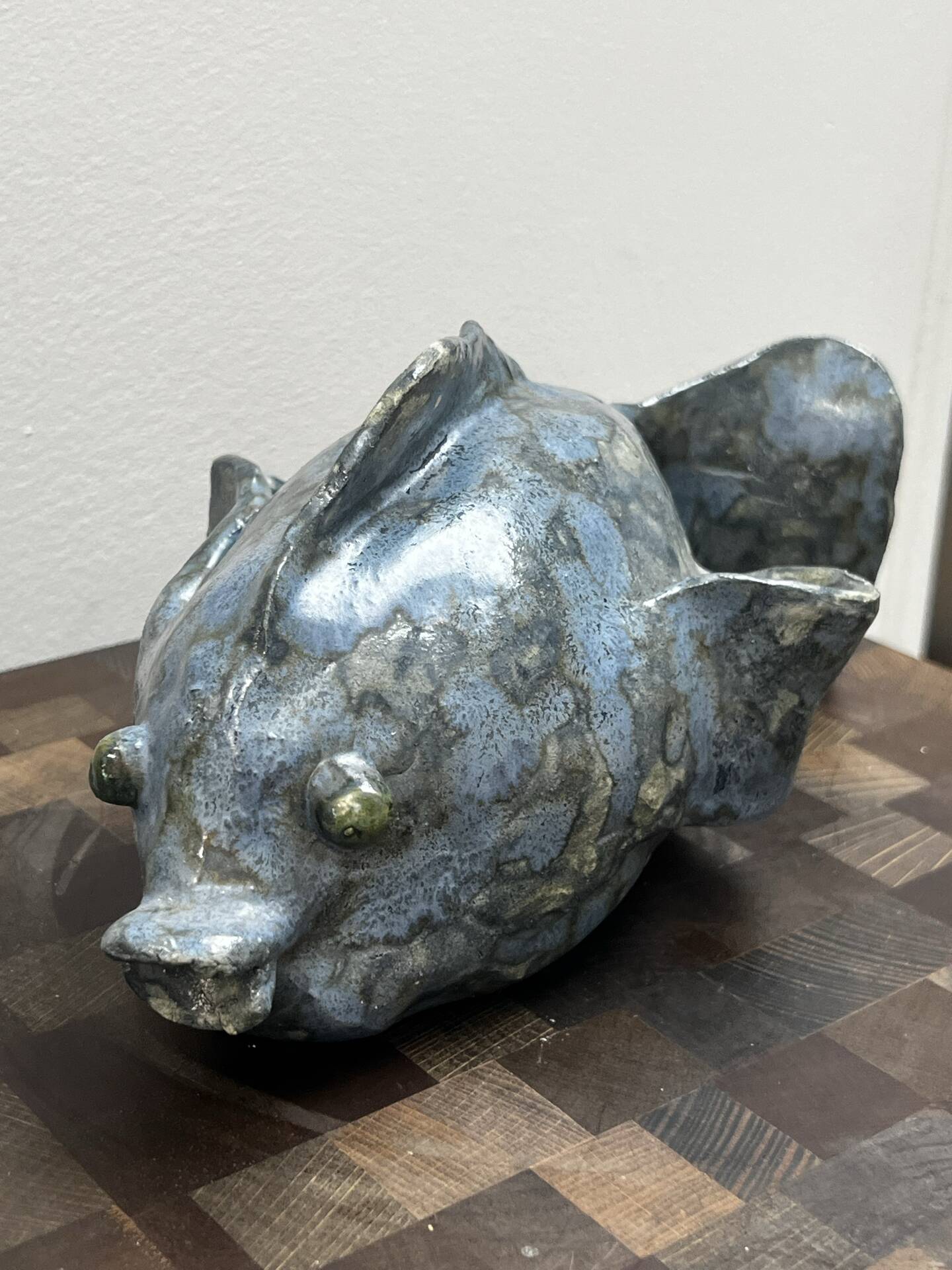 Glazed ceramic fish 1970