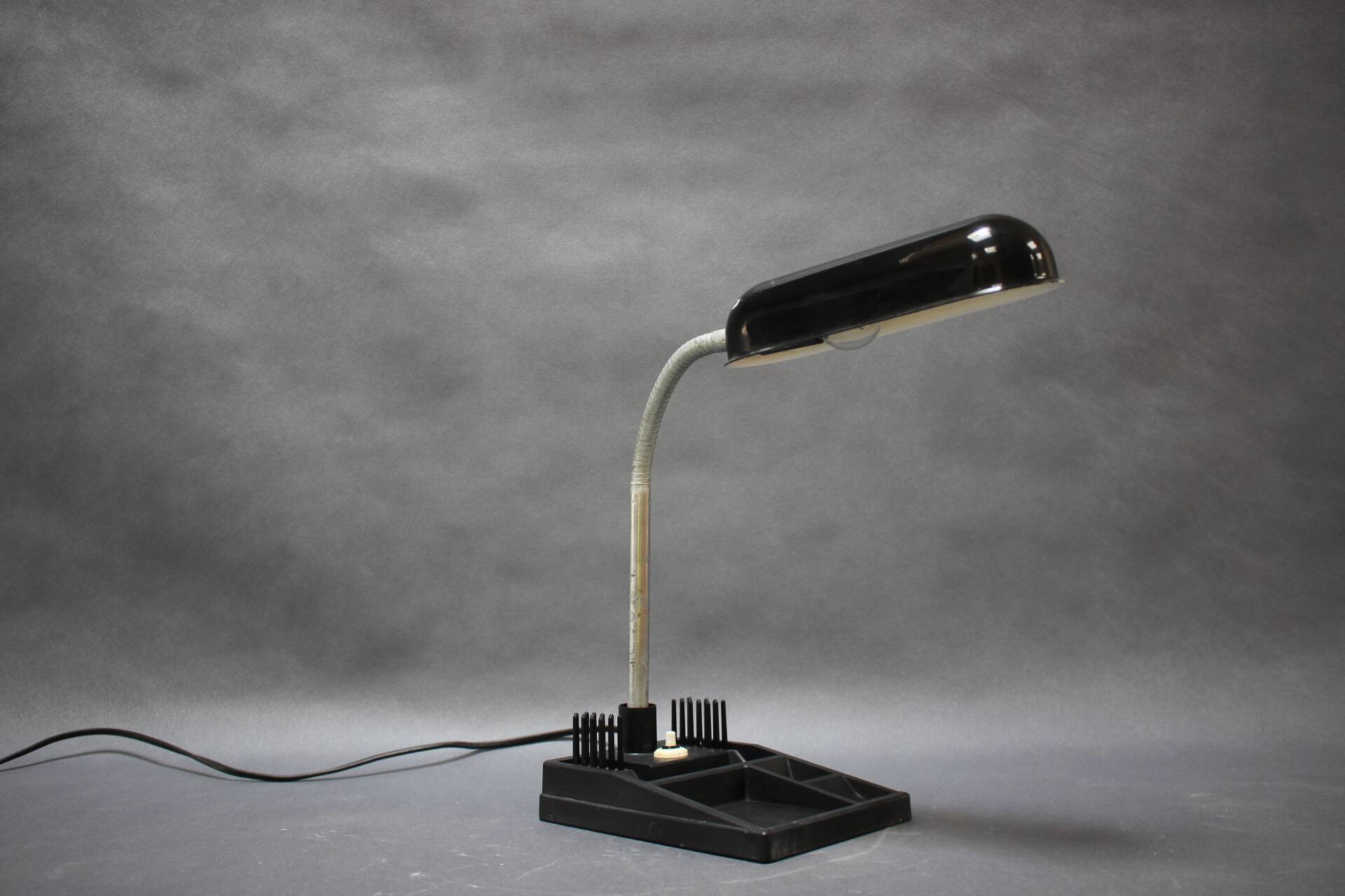 Mid-Century Table Lamp with Pencil Stand, 1960s