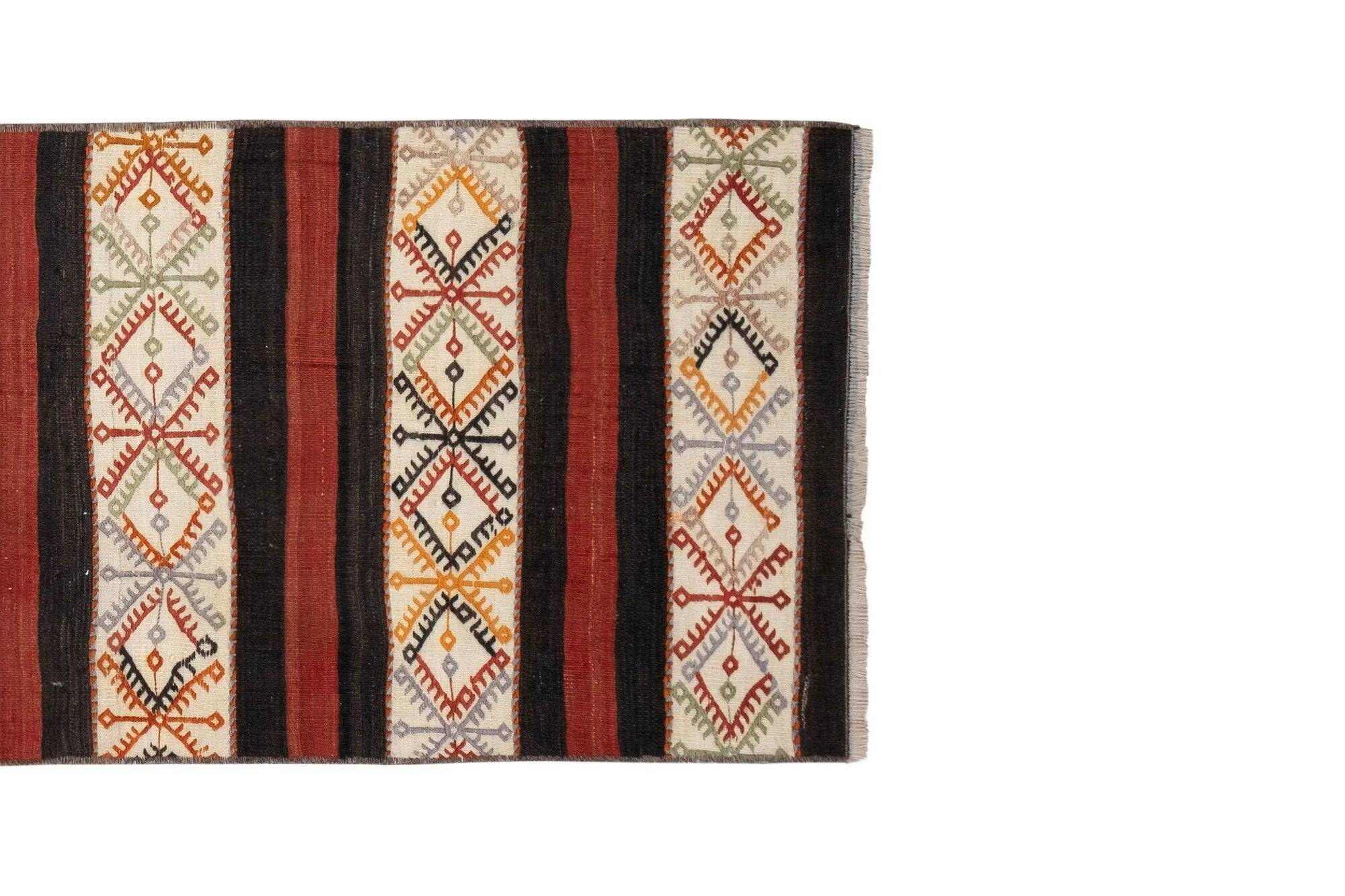 Vintage Turkish hallway rug 64x223 cm