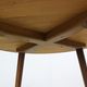 Scandinavian modern teak round coffee table, 1960's denmark