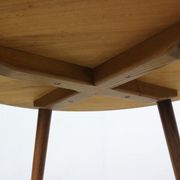 Table basse ronde scandinave en teck moderne, Danemark des années 1960