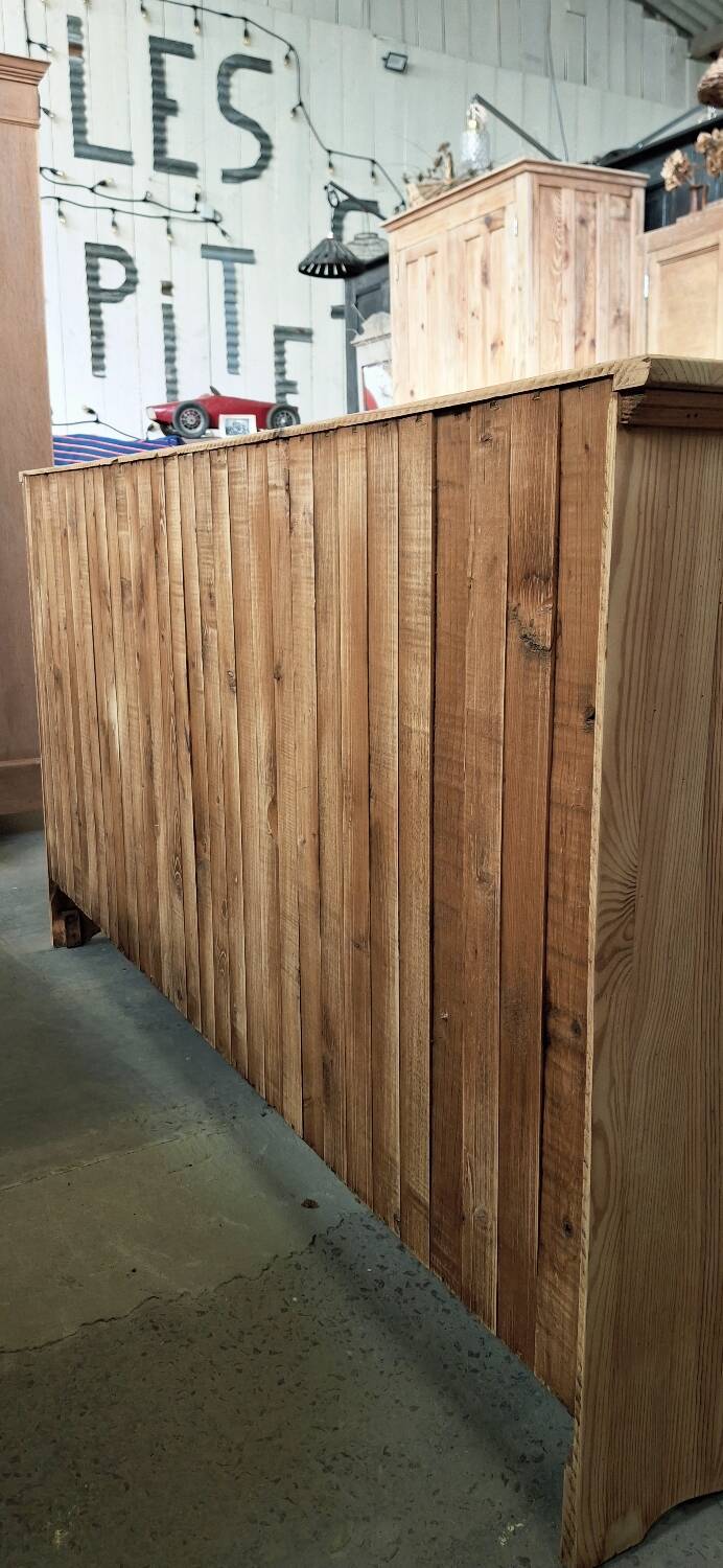 Open buffet in fir wood