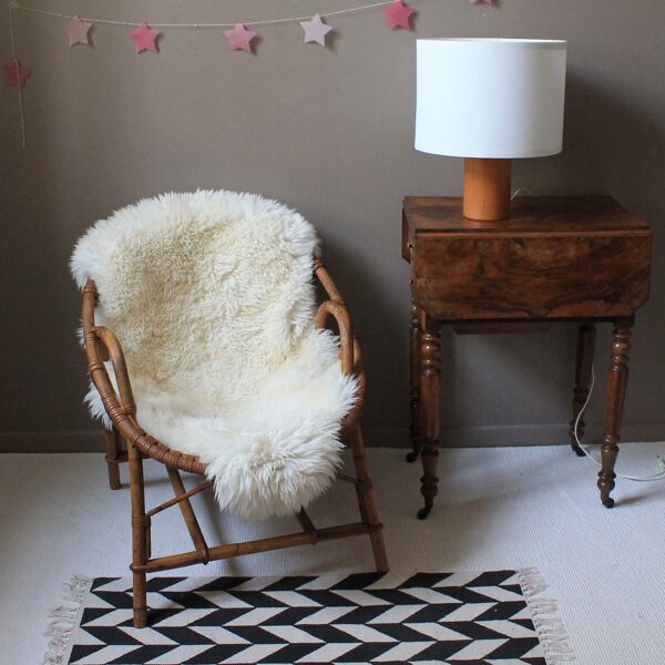 fauteuil rotin vintage