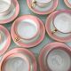 Coffee service x 8 porcelain from Vierzon